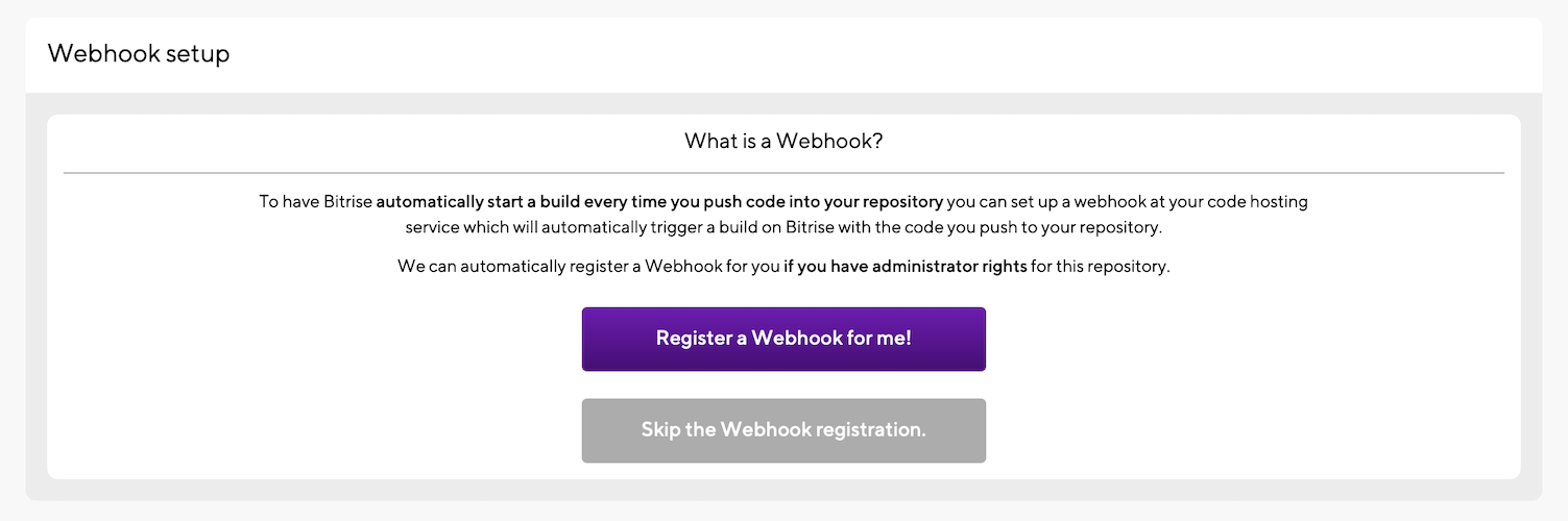 register a Webhook