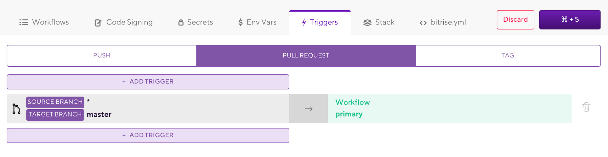 update triggers